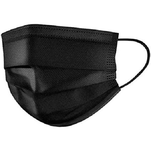Black Adult Surgical Mask