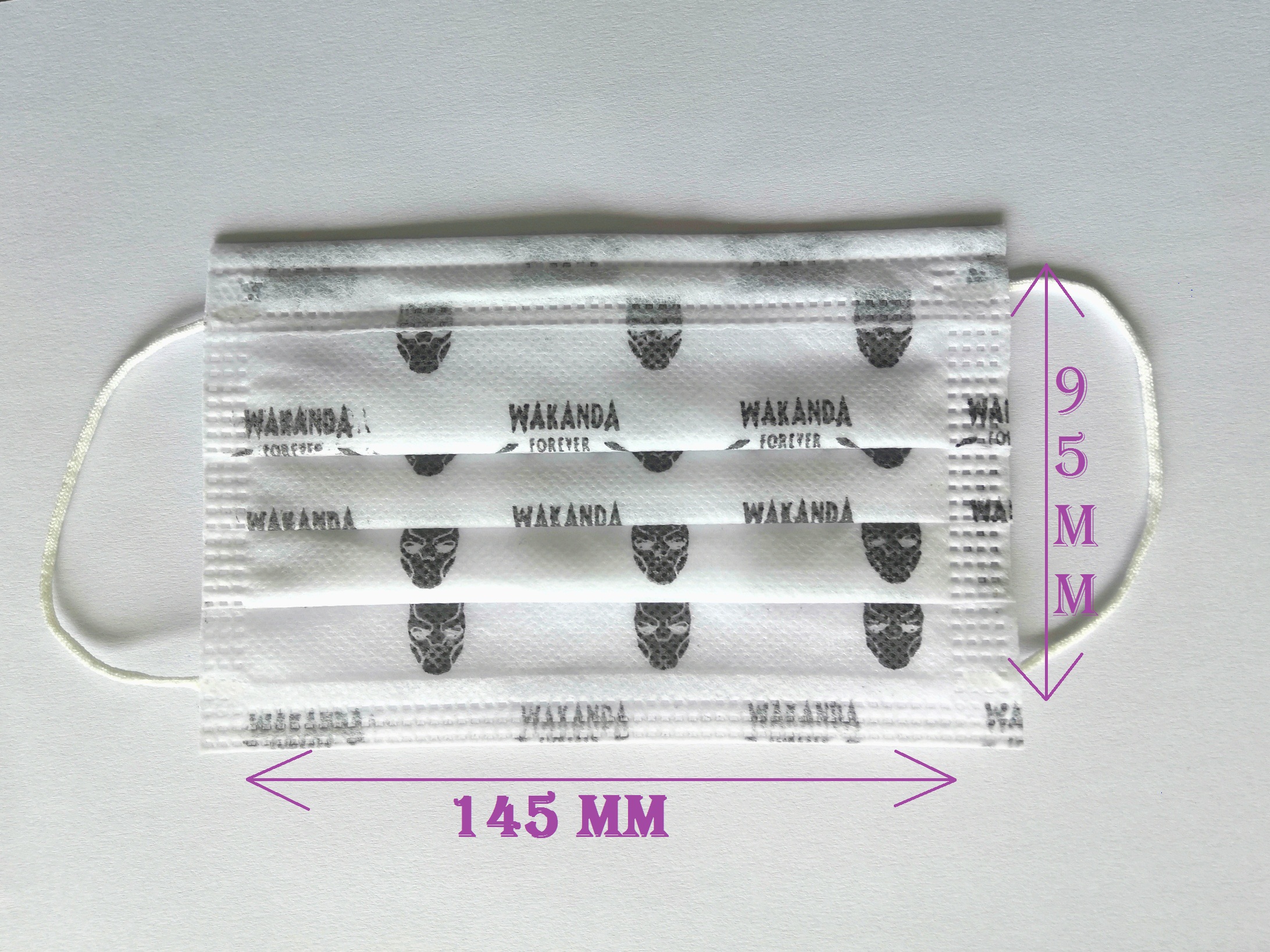 StitchMD Reusable Kids Printed Mask (Black Panther Collection) - Image 2