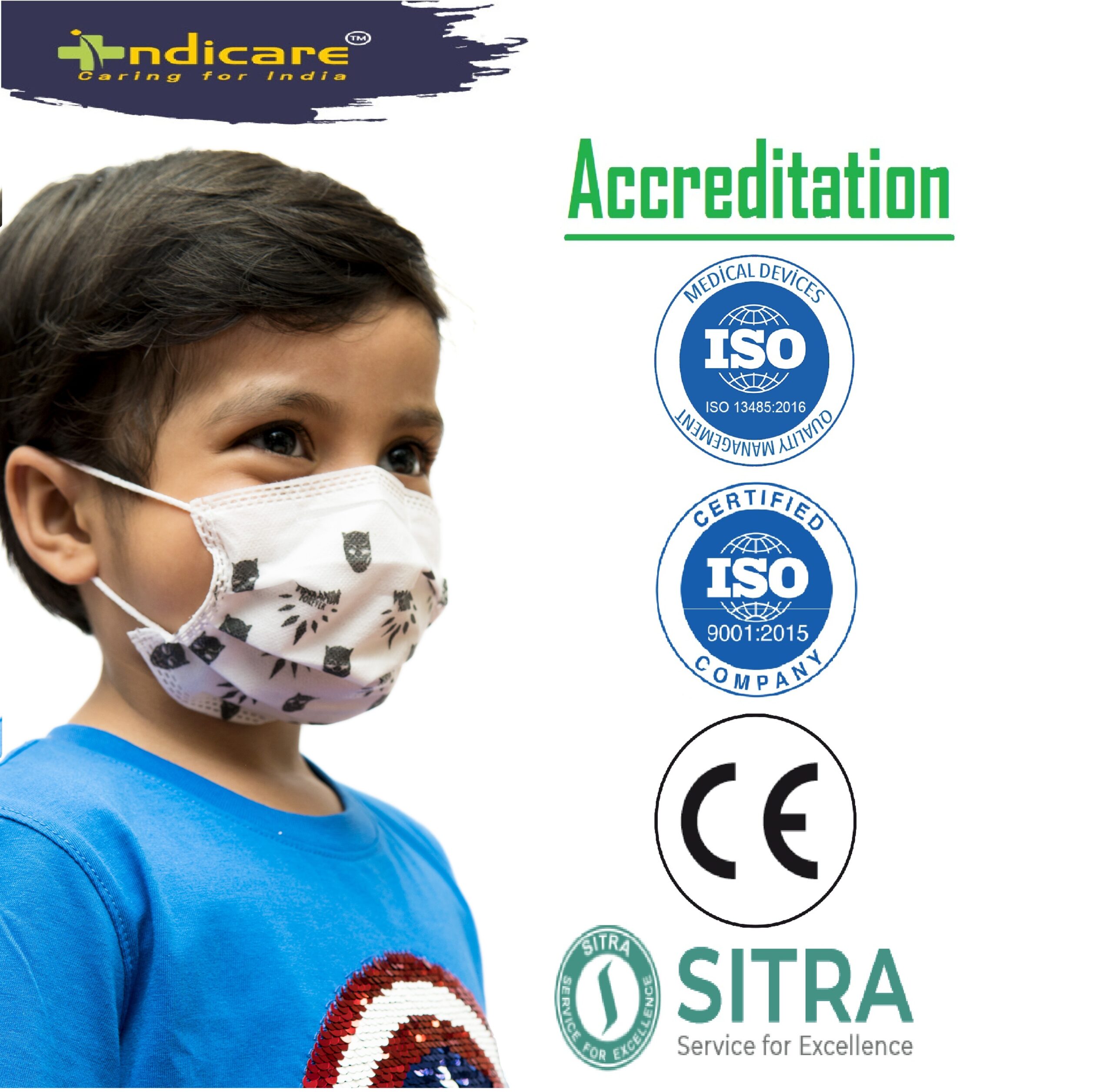 StitchMD Reusable Kids Printed Mask (Black Panther Collection) - Image 4