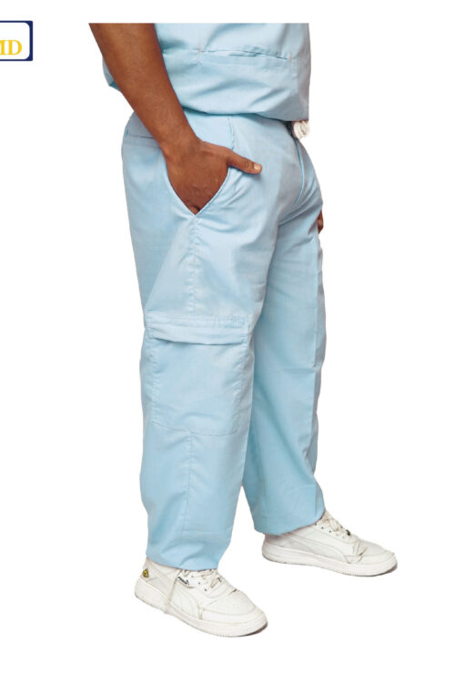 StitchMD Men’s Scrub pant with 4 pockets (Medical Blue)