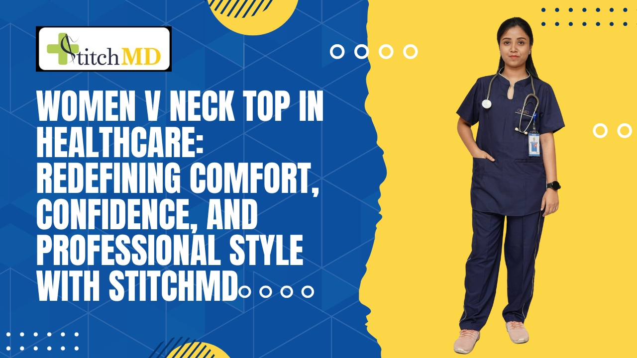 Women V Neck Top in Healthcare: Redefining Comfort, Confidence, and Professional Style with StitchMD