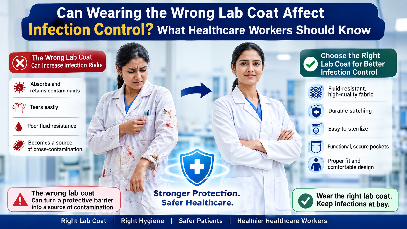 Can Wearing the Wrong Lab Coat Affect Infection Control? What Healthcare Workers Should Know