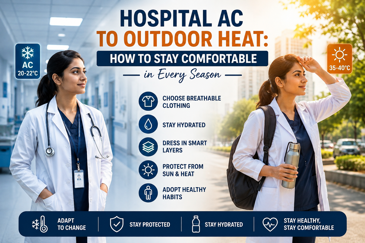 Hospital AC to Outdoor Heat: How to Stay Comfortable in Every Season